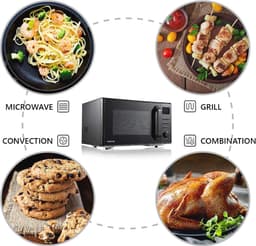 50L Magnetron met Grill en Combinatiefunctie – 900W Magnetron voor Perfecte Maaltijden — thumbnail 5