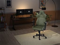 Corsair TC500 - Luxe PC-gamestoel - Gestoffeerde Zitting - Groen — thumbnail 2