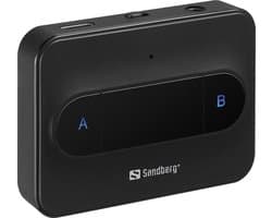 Sandberg 450-13 draadloze audiozender 3,5 mm 10 m Zwart