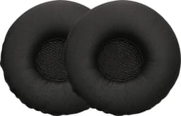 kwmobile 2x oorkussens geschikt voor Jabra Biz 2300 USB Duo / Biz 2300 QD / Biz 2300 USB MS - Earpads voor koptelefoon in zwart — thumbnail 1