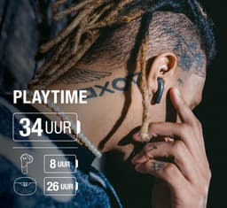 Fresh 'n Rebel Twins Ace – Draadloze Bluetooth Oordopjes met Active Noise Cancelling - IPX4 Waterdicht - 34 uur Speeltijd - Dried Green — thumbnail 2