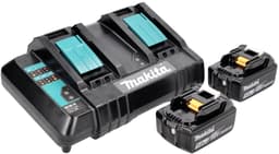 Makita DLM 382 CT2 accu grasmaaier 36 V ( 2x 18 V ) 38 cm 40 L + 2x accu 5.0 Ah + dubbele lader — thumbnail 3