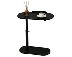 Topmelon Bijzettafel Bedtafel-Laptop tafel-Verstelbaar in Hoek en in Hoogte-vintage - 30 x 40 cm (L x B) - Laptoptafel - Bijzettafel- Bijzettafel Bank