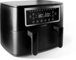 Kitchencook - Airmed 8 - Dubbele Airfryer - 8 Liter - 2600W - 10 Programma’s - 2 Mandjes — thumbnail 2