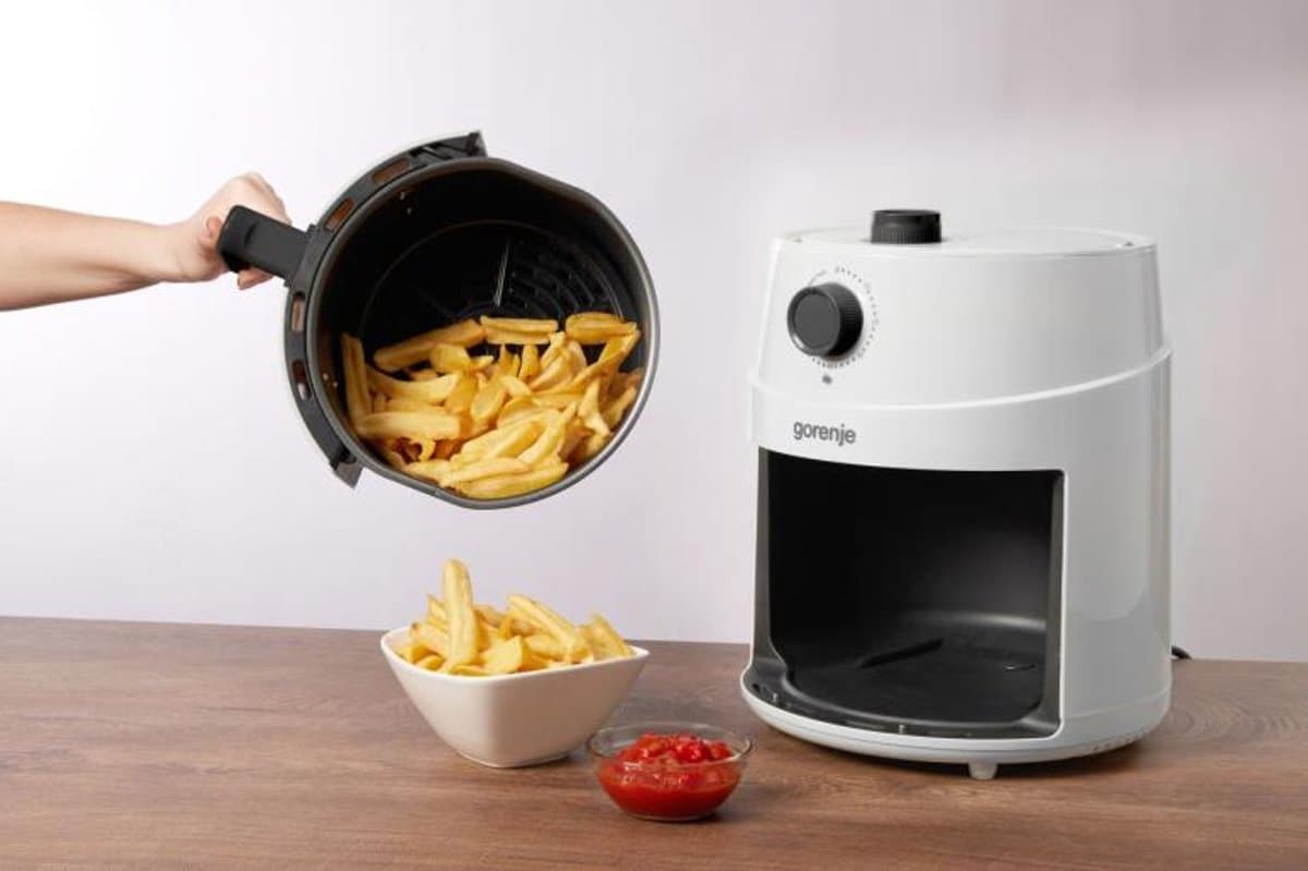 Gorenje AF1300XG friteuse Enkel 4,5 l Vrijstaand 1300 W Heteluchtfriteuse Wit — afbeelding 1