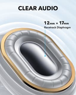 soundcore C40i by Anker - Draadloze Open-Ear Oordopjes Goud - Earbuds - Clip-on - Flexibel joint design - Knopbediening - Lichtgewicht comfort - Stabiele pasvorm met bevestigbare grips - Uitgebreide drivers voor een helder geluid — thumbnail 4