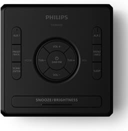PHILIPS TAR4600 DAB/FM-wekkerradio met dubbel alarm en USB-C-oplaadpoort — thumbnail 3