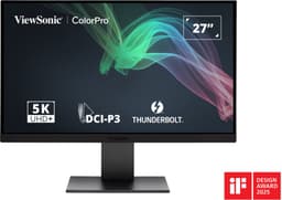 Viewsonic VP2788-5K computer monitor 68,6 cm (27") 5120 x 2880 Pixels 5K Ultra HD LED Zwart — thumbnail 1