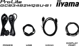 iiyama G-Master GCB3482WQSU-B1 Black Hawk - 34 inch - WQHD - VA - 120 Hz - Verstelbaar - Curved — thumbnail 5