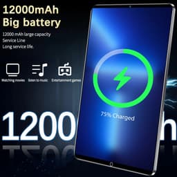 Nieuwe 2025 5G Global Versie Tablet 10.36 Inch Android MTK6797 12GB RAM 256GB ROM Bluetooth WiFi Netwerk 12000 mAh - Silver — thumbnail 5