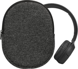 kwmobile hoes geschikt voor JBL Tune 600 / 500BT / 510BT / 450 - 21,5 x 16 cm - Beschermhoes voor headset in antraciet / wit - Van neopreen — thumbnail 1