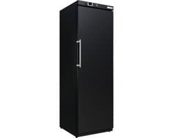 Cubo Horeca Koelkast 293L - Zwart met LED-verlichting - 1 deur met 5 planken - Energiezuinig - CS-BR400V - Frigo