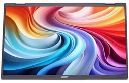 Acer PD163Qsmiuux - PD3 Series - LED-monitor - 16" (15.6" zichtbaar) - portable - 1920 x 1080 Full HD (1080p) @ 60 Hz - IPS - 250 cdm² - 800:1 - 8 ms - Mini HDMI, 2xUSB-C - luidsprekers - zilver — thumbnail 1