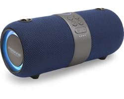 Xssive BSP05 Premium Bluetooth Speaker - 30W Vermogen - IPX6 Waterdicht - TWS Technologie - RGB Verlichting - Powerbank Functie - Blauw