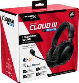 HyperX Cloud III S Wireless - Gaming Headset - Draadloos - Bluetooth & 2.4GHz - Spatial Audio - 120uur Batterij - PC/PS5/Switch2/Mobiel/Steamdeck - Zwart — thumbnail 15