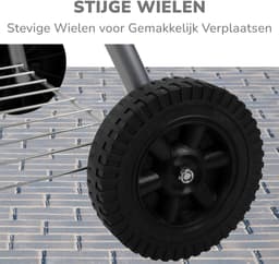 alpina Barbecue - Kogelbarbecue - BBQ - met Deksel - Ø 45 cm - Houtskool — thumbnail 4