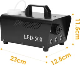 Rookmachine met draadloze afstandsbediening - Party rookmachine 500 Watt — thumbnail 2