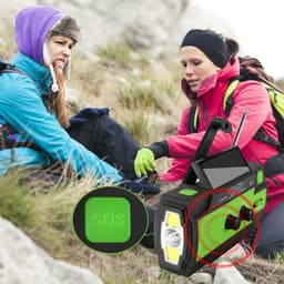 Noodradio - Solar Radio - Crank Radio - Noodradio Solar Opwindbaar - Powerbank 4000mAh - AM/FM/NOAA Draagbare Weer- Met Zaklamp - SOS Alarm - Emergency Mobiele Telefoon Oplader - Voor Noodpakket & Camping — thumbnail 5