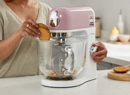 Kenwood kMix KMX754PP - Keukenmachine - Pastel pink - Glazen mengkom - 1000 Watt motor — thumbnail 4