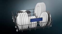 Siemens SN23EC03ME - iQ300 - Vrijstaande Vaatwasser - Zwart - Home Connect - varioSpeed Plus je vaat tot wel drie keer zo snel schoon - Intelligent autoOpen dry: snel en energiezuinig — thumbnail 8