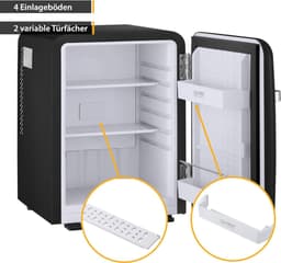 Equivera Mini Fridge for Drinks - Kleine Koelkast - Mini Koelkasten - Minibar - Mini Fridge - Mini Koelkast - Mini Koelkastje - Must have voor in Huis! — thumbnail 5