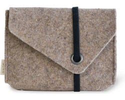 Kabeltasje SUUS - Gerecycled wolvilt Met dit handige opbergtasje van MADE out of maak je jouw kantoorset van gerecycled wolvilt helemaal compleet! Jouw oplaadkabel, muis, usb-kabels en andere laptop accessoi