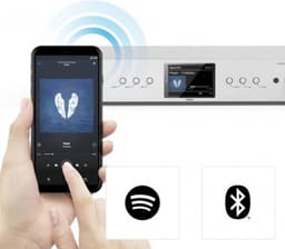 Hama HiFi-tuner - DAB+/Internetradio/Bluetooth - USB-A - Digitale Radio - Alarmfunctie - Zilver — thumbnail 5
