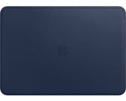 Apple echt lederen Sleeve voor de MacBook 15 inch - Macbook case - 15 inch laptop sleeve – Blauw