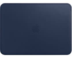 Apple echt lederen Sleeve voor de MacBook 12 inch - Macbook case - 12 inch laptop sleeve – Blauw