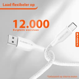 Power Adapter met USB-A naar USB-C Kabel - 1 Meter - 18W - Quick Charge — thumbnail 4