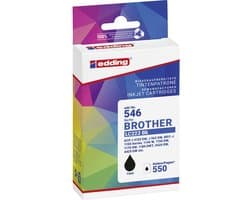 Edding Inktcartridge vervangt Brother LC-223BK Compatibel Zwart EDD-546 18-546-01