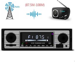 1-Din Autoradio | Bluetooth & USB | Klassiek — thumbnail 2