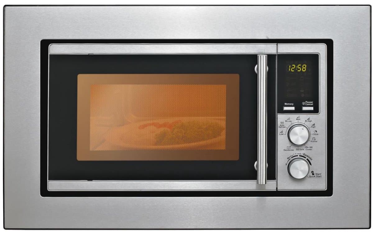 Silva Schneider EBM-G 880E Zwart, Roestvrijstaal Grill-magnetron Ingebouwd 17 l 700 W — afbeelding 1