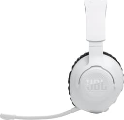 JBL Quantum 360P - Draadloze PlayStation Headset - 2.4GHz USB Dongle - JBL Quantum Surround - Lage Latency - Over-ear met Microfoon - 22 uur batterij - PS5 & PS4 - Wit/Blauw — thumbnail 5