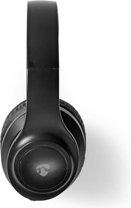 Nedis Draadloze Over-ear Koptelefoon - Maximale batterijduur: 16 uur - Ingebouwde microfoon - Drukbediening - Ondersteuning voor spraakbesturing - Volumebediening - Inclusief reiskoffer - Zwart — thumbnail 2