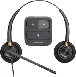 POLY EncorePro 520 Binaural Headset +Quick Disconnect Bedraad Hoofdband Oproepen/muziek Zwart — thumbnail 1