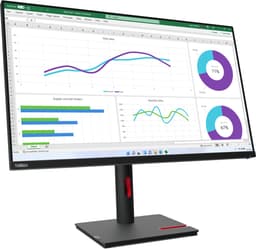 Lenovo ThinkVision T32h-30 LED display 80 cm (31.5) 2560 x 1440 Pixels Quad HD Zwart — thumbnail 4