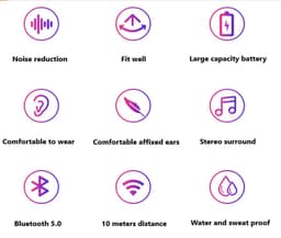 Stellar Geluidsdempende koptelefoon - Koptelefoon - Bluetooth 5.0 draadloze koptelefoon - Over-ear hoofdtelefoon - Koptelefoons - Koptelefoon bluetooth - Opvouwbare draadloze headset — thumbnail 3