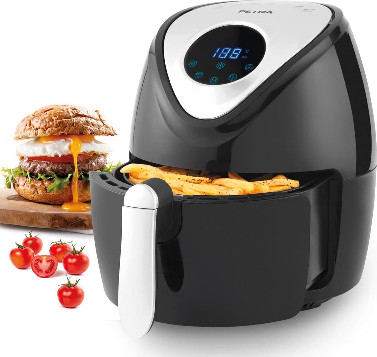 Petra Air Fryer - 4,5 Liter - Antiaanbaklaag - 7 Voorinstellingen — afbeelding 1
