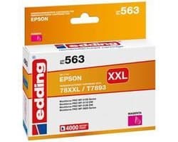Edding Inktcartridge vervangt Epson 78XXL, T7893 Compatibel Magenta EDD-563 18-563