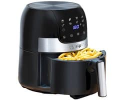 alpina Airfryer 3.5L - Heteluchtfriteuse 1-4 Personen - Air Fryer met Digitaal Touchscreen - Instelbare Temperatuur 80 tot 200 Graden - met Timer Functie - Heteluchtoven 1400W