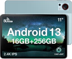 Doogee T30s Touchscreen-tablet 11 Pouces 2,4k 7,6 mm Ultradunne Android 14 16Go Ram + 256Go Rom/TF 1TB 5G WiFi Batterij 8580MAH,Blauw — thumbnail 1