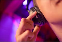 Concept HS4080 SoundJoy - Draadloze hoofdtelefoon voor in de oren - tot 45 uur - Bluetooth 6.0 - Actieve ruisonderdrukking tot 18 dB - Zwart — thumbnail 7