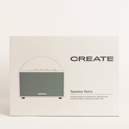 CREATE - Draagbare luidspreker met Bluetooth, USB en AUX, Groot - SPEAKER RETRO — thumbnail 10