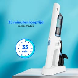 MEDION 2-in-1 handstofzuiger met zuigbuis en vloerborstel (BLDC-motor, HEPA-13 filter, filtering van stof en allergenen, sterke zuigkracht van 20 kPa, accu, laadstation, draadloos), MD11515, wit — thumbnail 4
