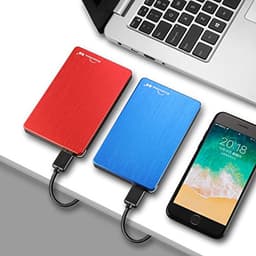 Draagbare Externe Harde Schijf 500GB - USB 3.0, 2,5 inch, Compatibel met PC en Laptop, Rood — thumbnail 5