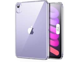 Dunne en Lichtgewicht Bescherming voor iPad Mini 7 en 6 – Schok- en Valbescherming, Geelbestendig Hard Achterkant, Ondersteunt Pencil Pro & Pencil (USB-C)