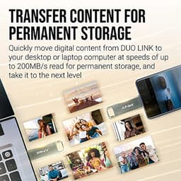 256GB USB 3.2 Type-C Dual Flash Drive - Perfect voor Android en Computers - Snelle Externe Opslag voor Foto's, Video's en Meer — thumbnail 5