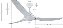 Beacon Lucci Air Plafondventilator Mariner 143 cm 213092 — thumbnail 3