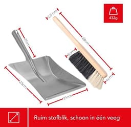 Metaal Stoffer en Blik - Efficiënt Schoonmaken voor Huis en Werkplaats — thumbnail 2